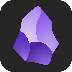 Logo aplikacji Obsidian