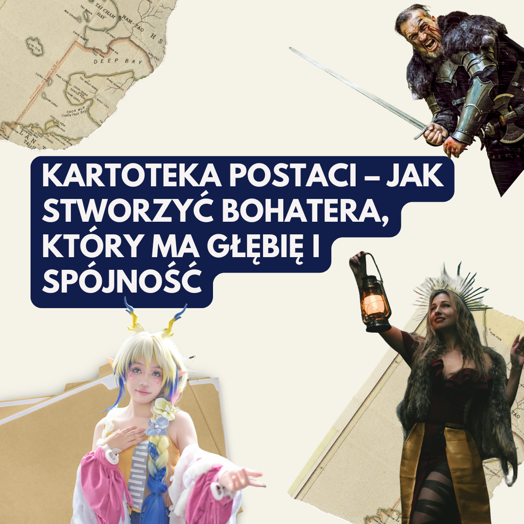 Kartoteka postaci – jak stworzyć bohatera, który ma głębię i spójność